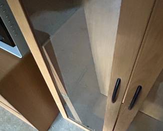 IKEA BILLY / OXBERG Bookcase with Glass Doors