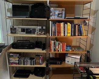 Vintage WHB Modular Wire and Wood Shelving Units