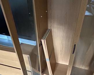 IKEA BILLY / OXBERG Bookcase with Glass Doors
