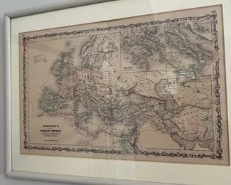 Johnson & Browning 'Imperium Romanorum Latissime Patens' Map