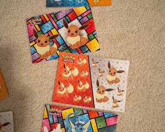 Pokemon TCG: Eevee Collection Stained Glass Style Sticker Sheets