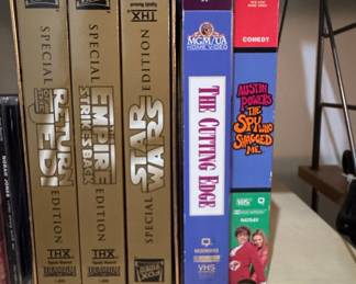 Vintage VHS Movie Collection: Star Wars Trilogy Special Edition Box Set & 90s Comedy Films