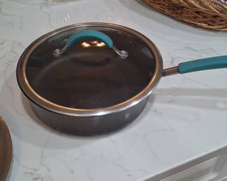 Rachael Ray Create Delicious Hard-Anodized Aluminum Nonstick Deep Frying Pan