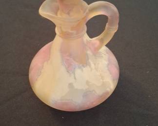 Vintage Rueven Nouveau Art Glass Cruet