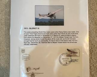 Israel 1985 'Beginning of Aviation in the Holy Land' First Day Covers