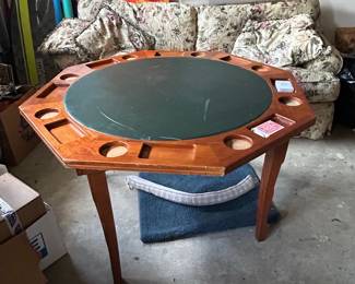 Octagonal Poker and Game Table