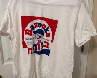 Vintage Bazooka Joe Hebrew Graphic T-Shirt