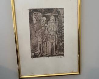 Eric Mbatha, 'Group II' Etching