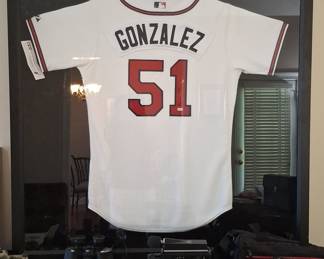 Gio Gonzalez Autographed Atlanta Braves Custom Jersey
