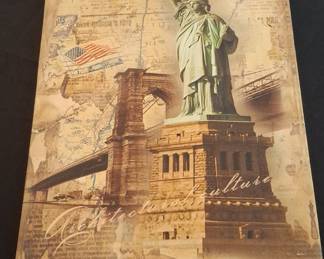 New York City Themed Decorative Faux Book Storage Box