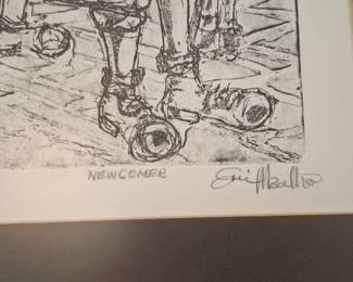 Limited Edition Etching: "Newcomer" by Emil Balla
