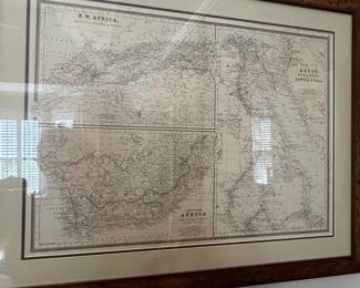 1889 Wm. M. Bradley & Bro. Map of Africa (N.W. Africa, Southern Africa, Egypt)