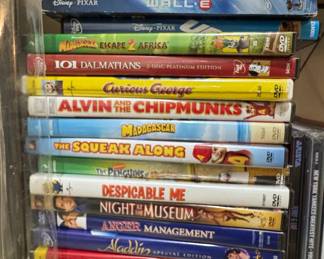 Assorted Children's Animated DVD Collection