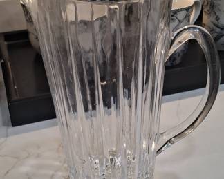Vintage Mikasa Arctic Lights Crystal Pitcher