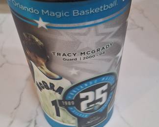 Orlando Magic 25th Anniversary Souvenir Cup featuring Tracy McGrady and Dwight Howard