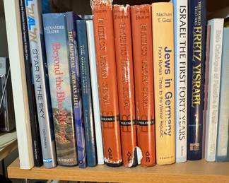 Collection of Jewish History and Aviation Books