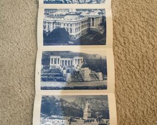 Vintage Cape Town Souvenir Postcard Accordion Booklet