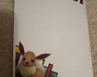 Pokémon Eevee Stained Glass Design Stationery Paper