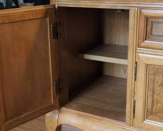 Vintage Thomasville Burl Wood Sideboard