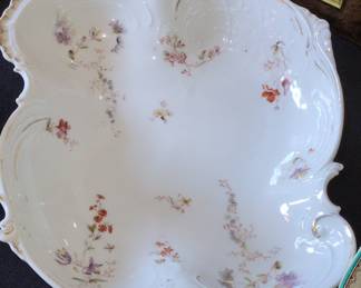 Theodore Haviland Limoges France Schleiger 339B Roses 14” Serving Platter Dish