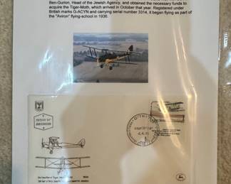 Israel 1985 'Beginning of Aviation in the Holy Land' First Day Covers