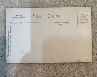Vintage Valentine & Sons St. George's Cathedral Cape Town Postcard