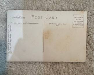 Vintage Valentine's Series Postcard: Adderley Street, Cape Town