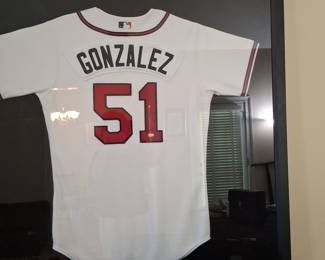 Gio Gonzalez Autographed Atlanta Braves Custom Jersey