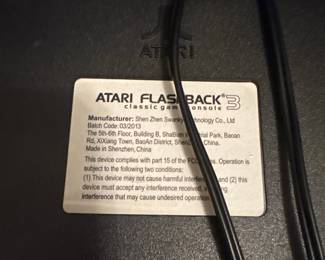 Atari Flashback 3 Classic Game Console
