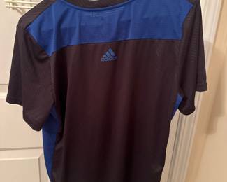 Adidas Men's Black & Blue Climalite T-Shirt