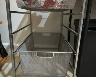 Elfa Mesh Drawer Unit