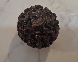 Sam Philipe Sterling Silver Jerusalem Paperweight