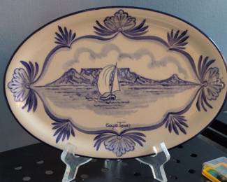 Vintage Cape Town Souvenir Ceramic Platter