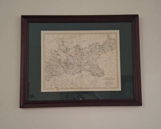 Antique Map: Empire of Germany (Northern Portion) by W. & A.K. Johnston