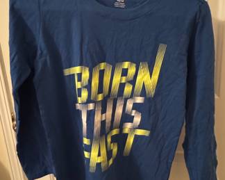 Carter's Kid 'Born This Fast' Long Sleeve Graphic Tee