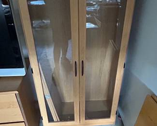 IKEA BILLY / OXBERG Bookcase with Glass Doors