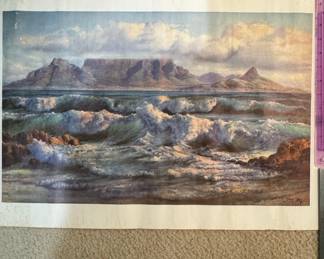 James Yates Table Mountain Landscape Print