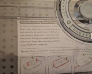 Time Recording Airtight Bread Box