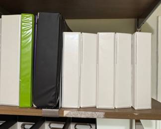 Assorted 3-Ring Office Binders