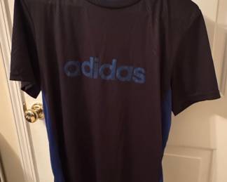 Adidas Men's Black & Blue Climalite T-Shirt