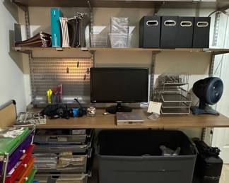 Elfa Desk and Office Organization System