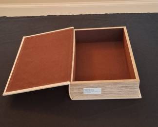 Decorative Faux Book Storage Box