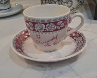 J&G Meakin Hotel Schweizerhof Teacup and Saucer