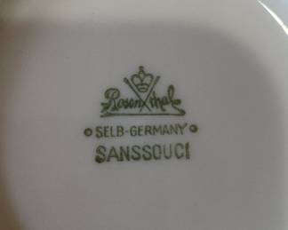 Rosenthal Sanssouci Floral Porcelain Plates