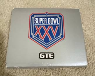 1991 GTE Super Bowl XXV Silver Anniversary Theme Art Cards