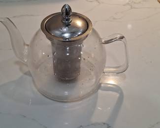 Borosilicate Glass Teapot with Stainless Steel Infuser