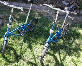 Vintage Fold-Up-Type Bicycles