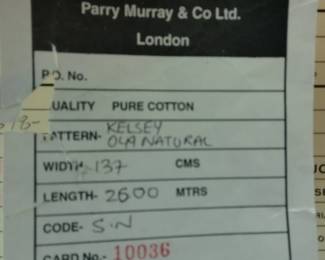This is the details for the Hand Woven Upholstery in previous photo