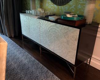 Bernhardt capiz shell door buffet
