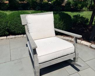 Arhaus teak furniture